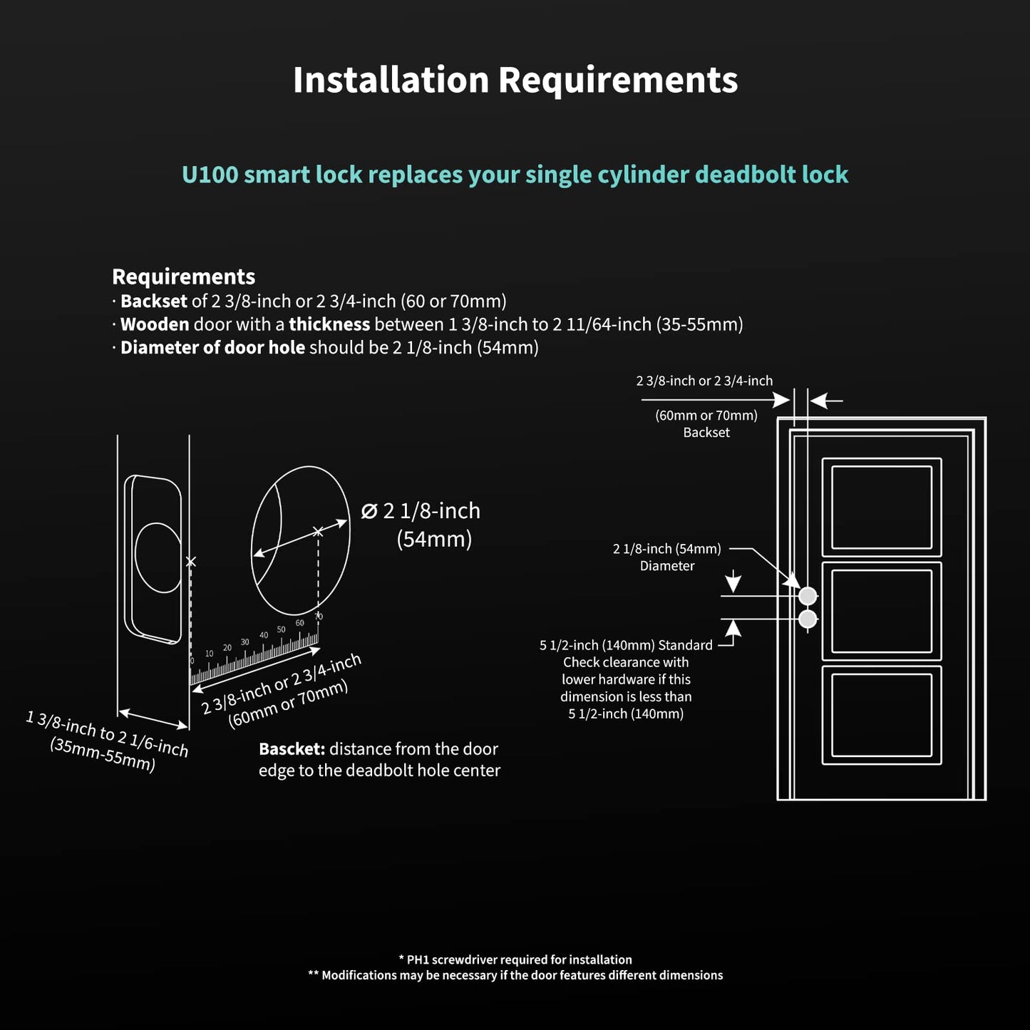 Aqara U100 Smart Lock Fingerprint Keyless Entry with Apple Home Key Bluetooth Deadbolt Alexa Google Gray