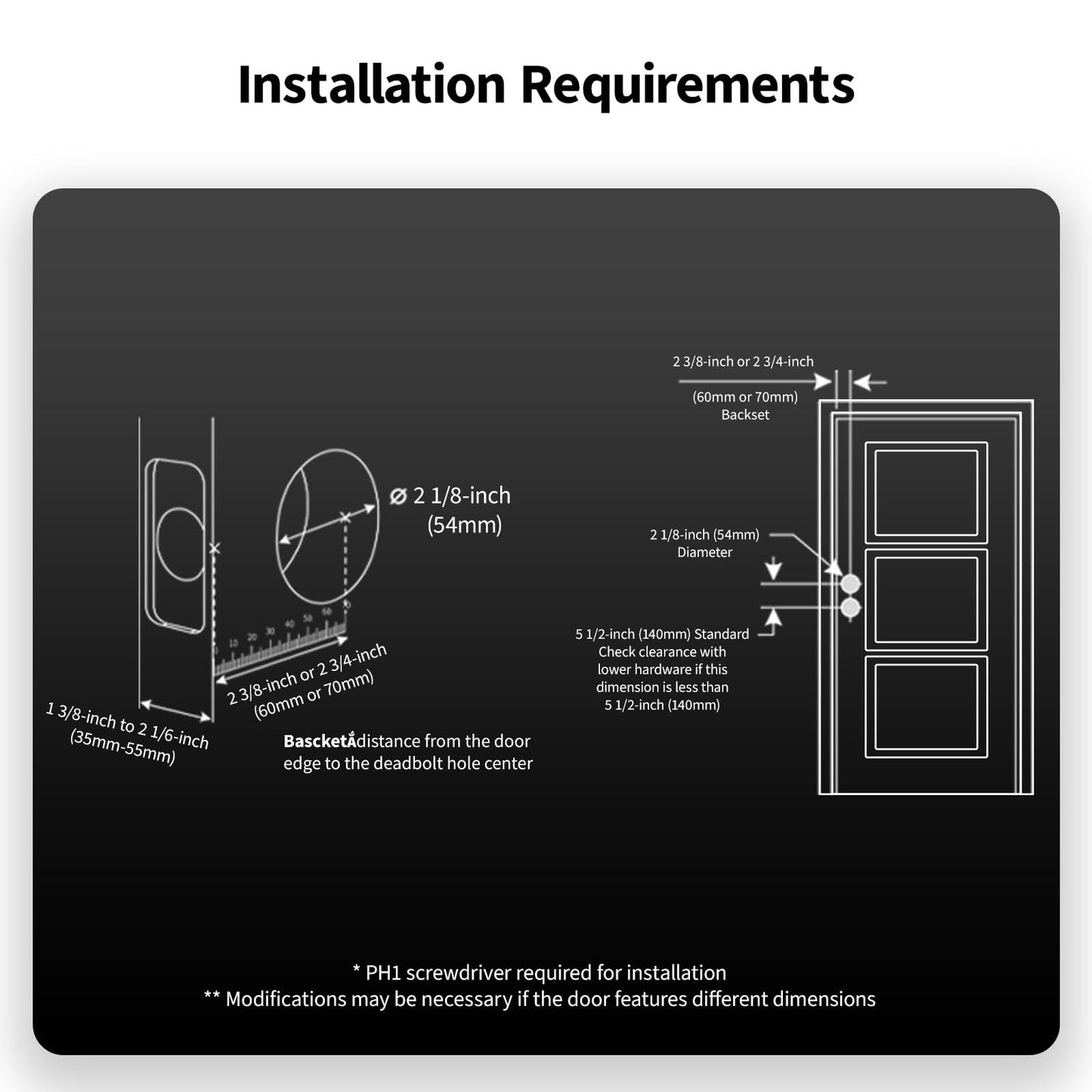 Aqara U50 Smart Lock Keyless Entry Bluetooth Deadbolt Apple Home Key App Control Alexa Google Black