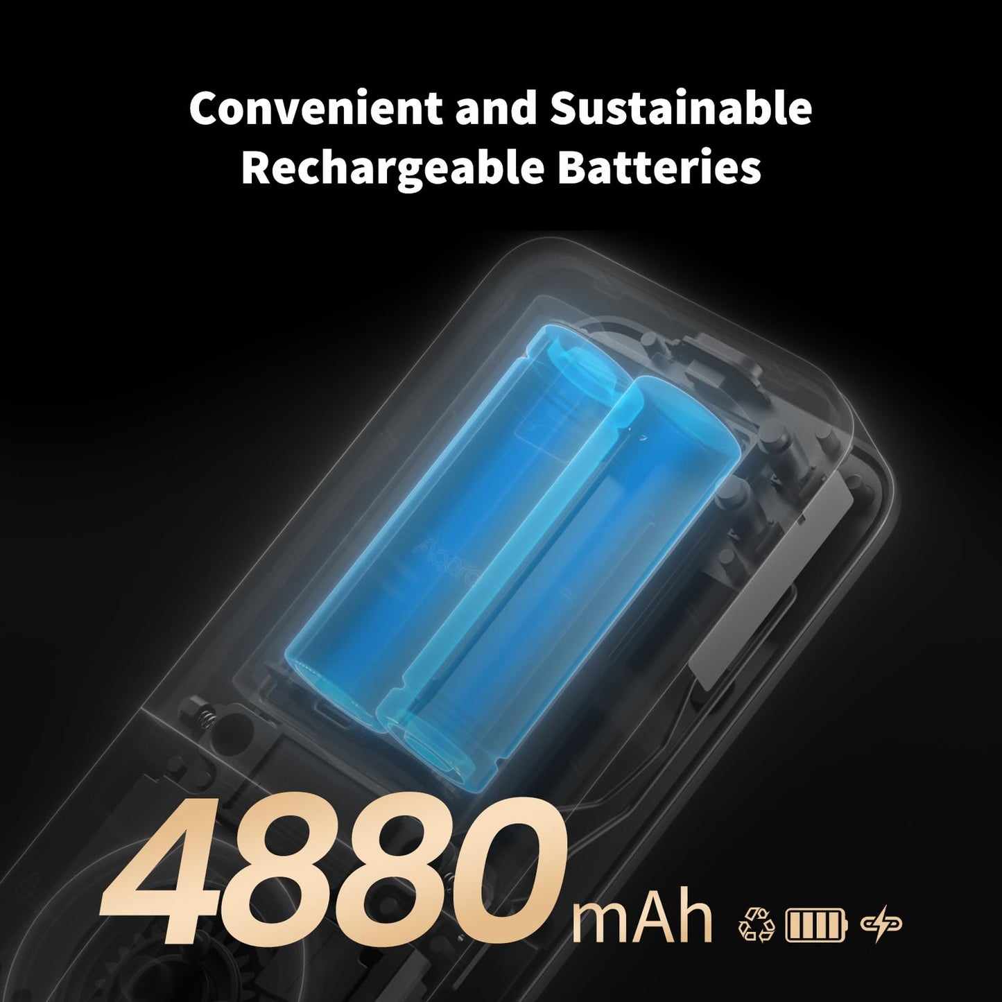 Aqara U400 UWB Smart Lock Fingerprint Keyless Entry Matter Apple Home Key Alexa Google Black