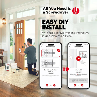 Kwikset Aura Reach Smart Lock Keyless Entry Deadbolt Bluetooth Matter Over Thread Auto Unlock Satin Nickel
